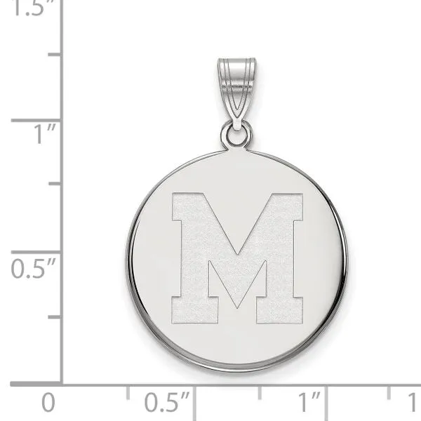Collegiate University of Memphis Pendant Image 2 Crews Jewelry Grandview, MO