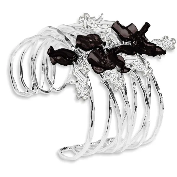 MLB CHICAGO WHITE SOX CELEBRATION CUFF BRACELET Crews Jewelry Grandview, MO