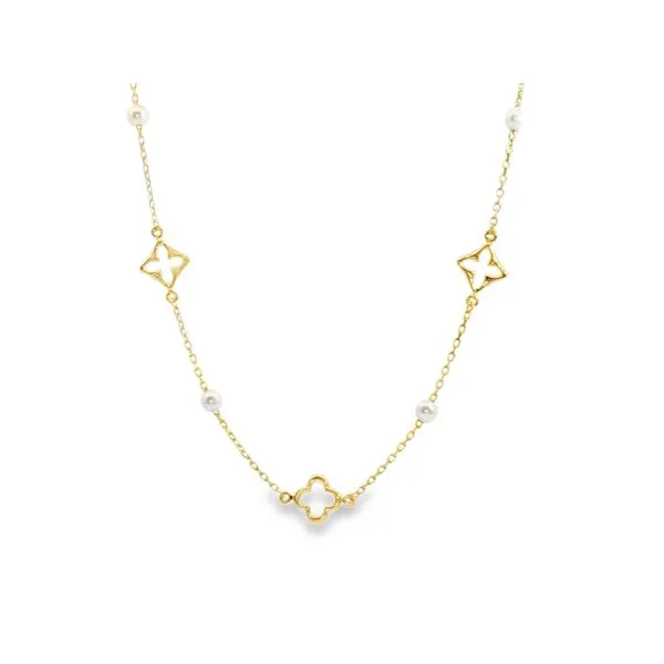 Gold Pearl Necklace Aires Jewelers Morris Plains, NJ