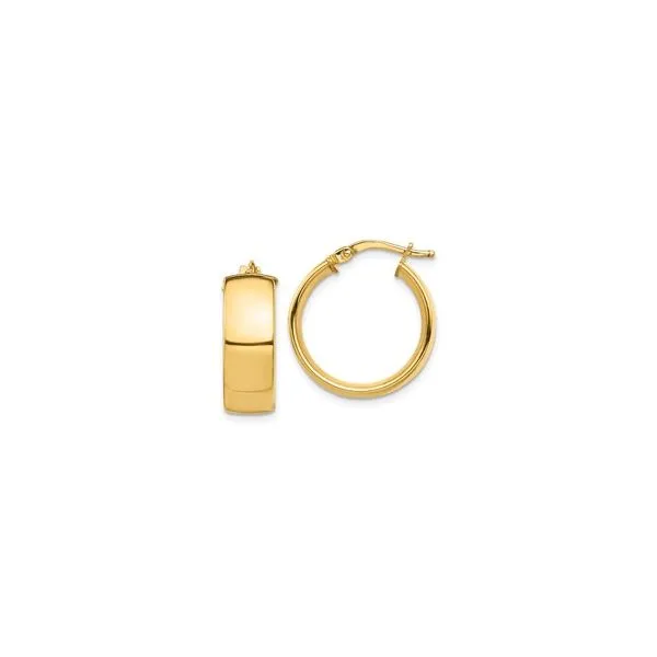 Gold Hoop Earrings Aires Jewelers Morris Plains, NJ