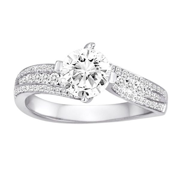 Diamond Semi-Mount Ring Anthony Jewelers Palmyra, NJ