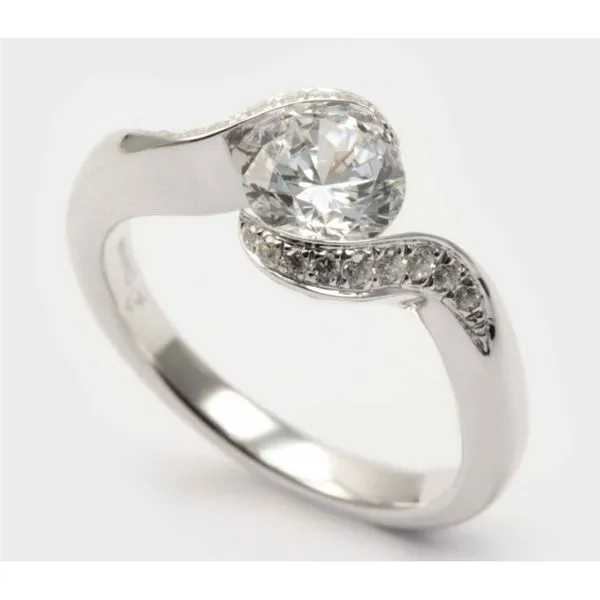 Diamond Semi-Mount Ring Image 2 Anthony Jewelers Palmyra, NJ