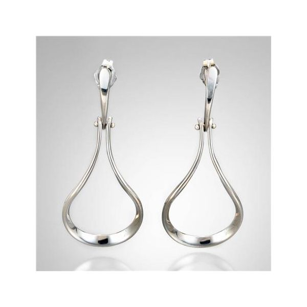 Sterling Silver Earrings Image 2 Anthony Jewelers Palmyra, NJ