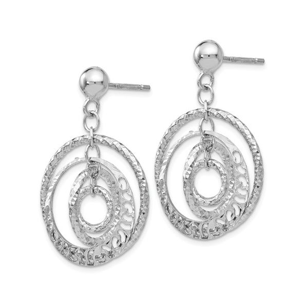 Sterling Silver Earrings Image 2 Anthony Jewelers Palmyra, NJ