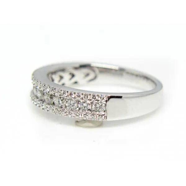 Diamond Wedding Band Image 2 Arezzo Jewelers Elmwood Park, IL