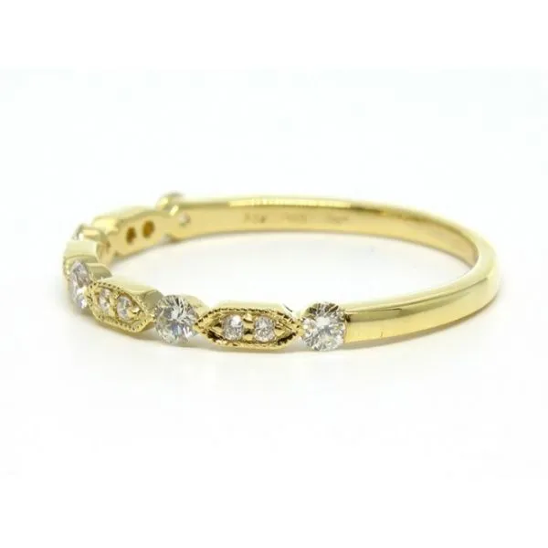 14k Yellow Gold Stackable Wedding Band Image 2 Arezzo Jewelers Elmwood Park, IL