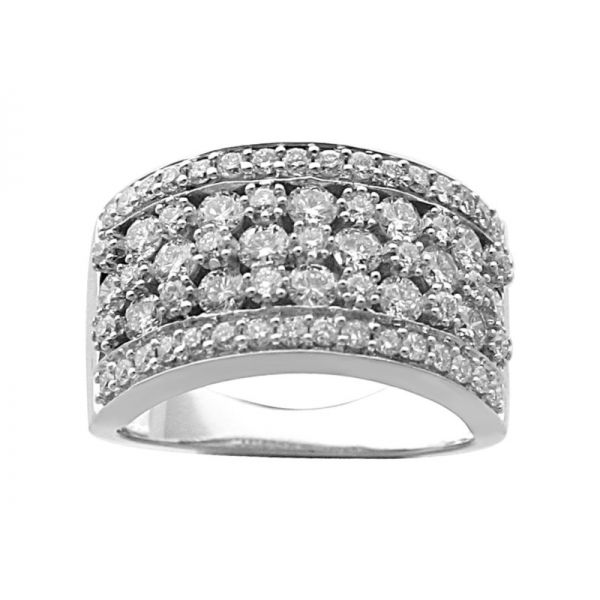 Diamond Anniversary Ring Image 3 Arezzo Jewelers Elmwood Park, IL