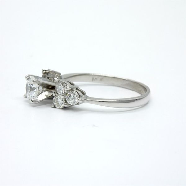 14k White Gold Diamond Engagement Ring Mounting Image 2 Arezzo Jewelers Elmwood Park, IL