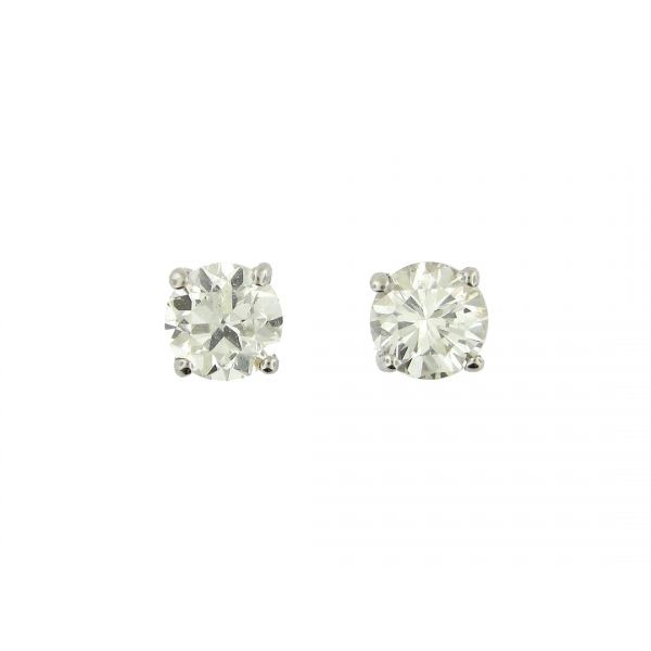.54 Ct Round Diamond Stud Earrings Image 2 Arezzo Jewelers Elmwood Park, IL