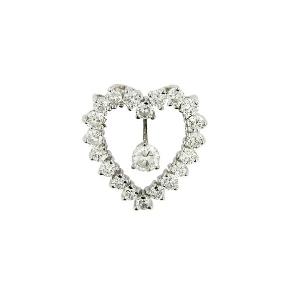 Diamond Heart Pendant Arezzo Jewelers Elmwood Park, IL