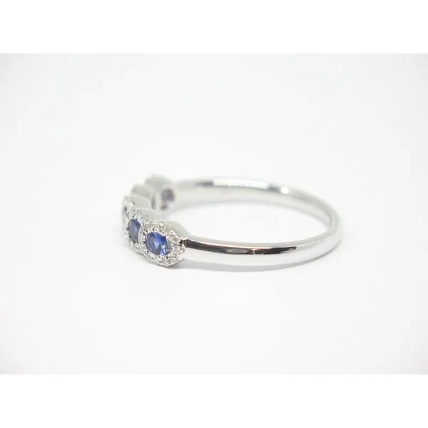 Diamond & Sapphire Ring Image 2 Arezzo Jewelers Elmwood Park, IL