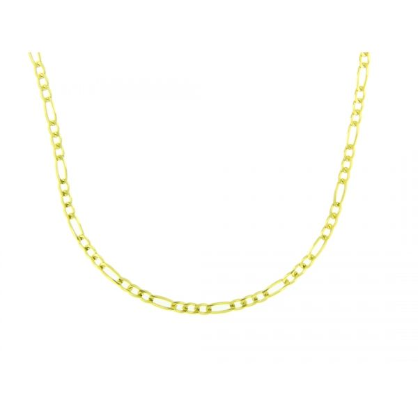 14k Yellow Gold Figaro Chain - 20