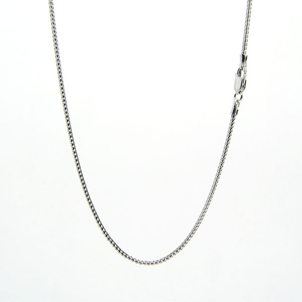 14K White Gold Chain - Franco Link Arezzo Jewelers Elmwood Park, IL