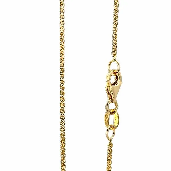 18K Yellow Gold 1.26mm Spiga Link Chain Image 2 Arezzo Jewelers Elmwood Park, IL