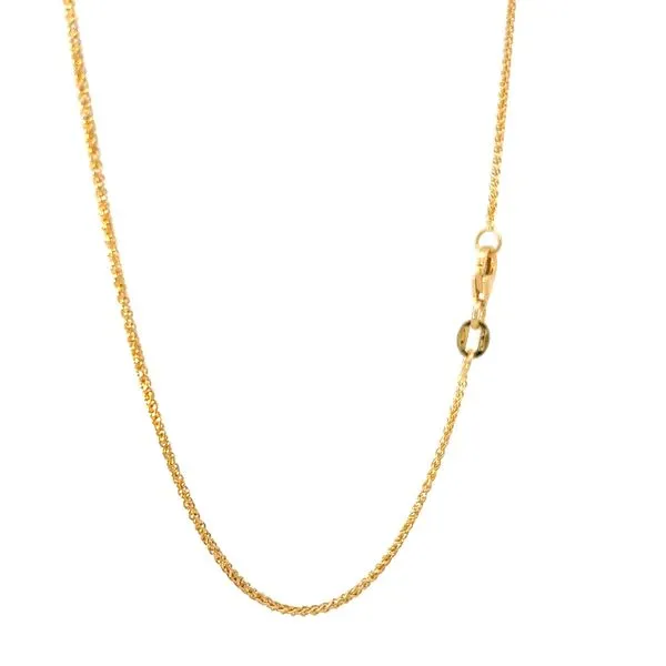 18K Yellow Gold 1.26mm Spiga Link Chain Image 3 Arezzo Jewelers Elmwood Park, IL