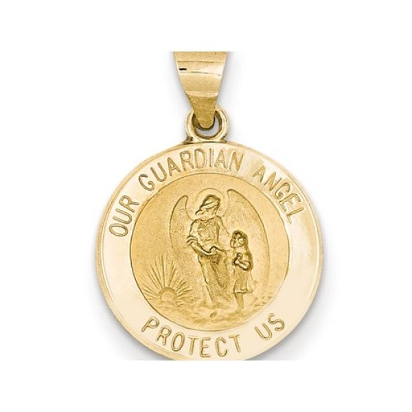 14k Our Guardian Angel Medal Arezzo Jewelers Elmwood Park, IL