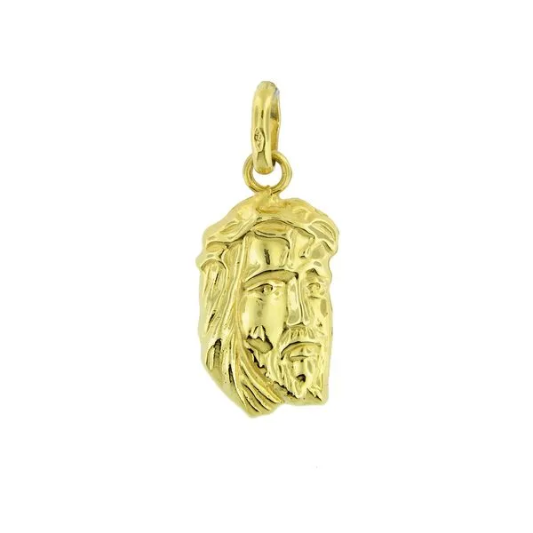 18k Yellow Gold Jesus Head Sculpture - Small Arezzo Jewelers Elmwood Park, IL