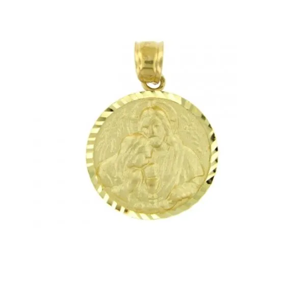 14k Yellow Gold Communion Medal Arezzo Jewelers Elmwood Park, IL