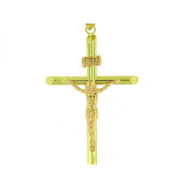 14k Two Tone Gold Crucifix Arezzo Jewelers Elmwood Park, IL
