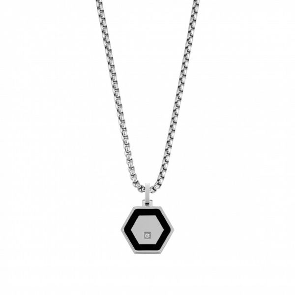 Nomination Man - Hexagon Necklace Pendant Arezzo Jewelers Elmwood Park, IL