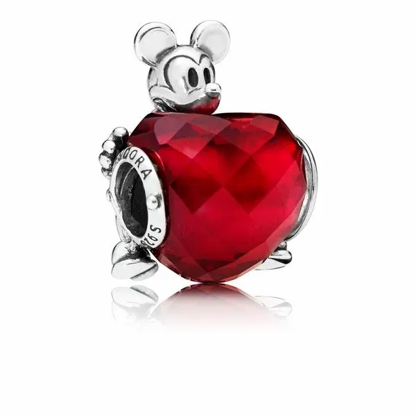 PANDORA Disney, Mickey Love Heart Charm Arezzo Jewelers Elmwood Park, IL