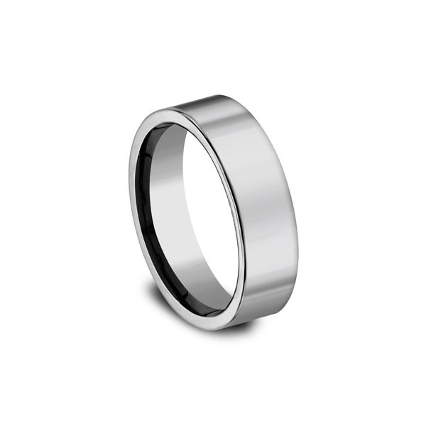 Tungsten Wedding Band Image 2 Arezzo Jewelers Elmwood Park, IL