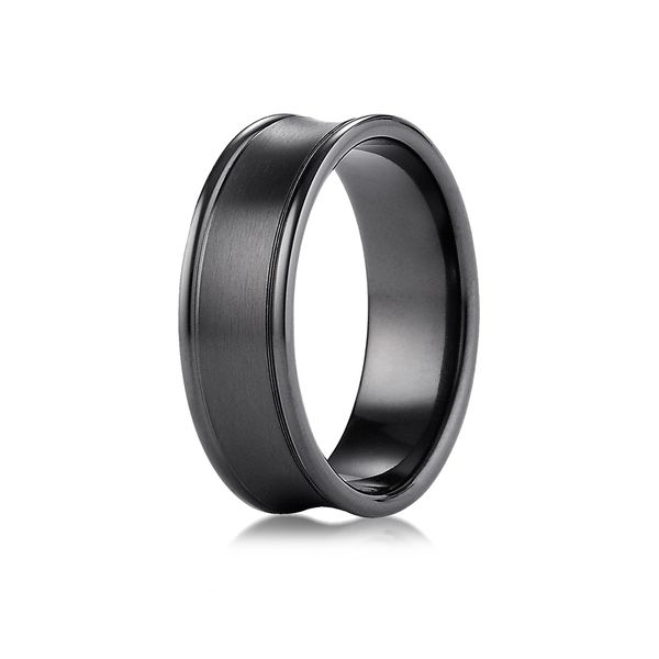 Black Titanium Wedding Band Arezzo Jewelers Elmwood Park, IL