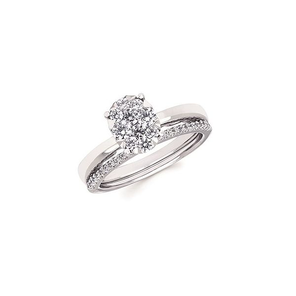 White 14 Karat Diamond Wedding Band Size 6.5 With 25=0.13Tw Round Diamonds. BAND ONLY. Barnes Jewelers Goldsboro, NC