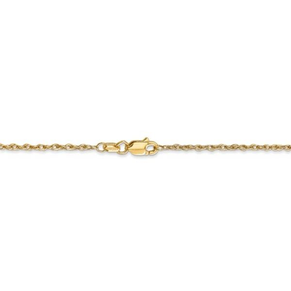 Yellow 14 Karat 1.3mm Heavy Baby Rope Chain Length 20 Barnes Jewelers Goldsboro, NC