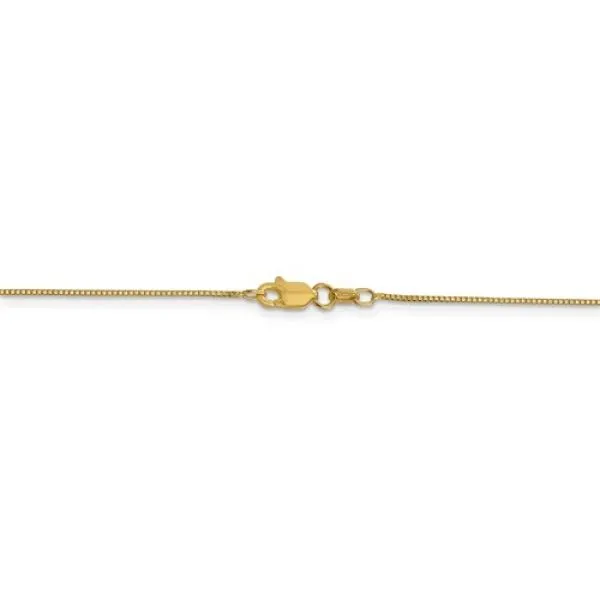 14K Yellow 0.7mm Box Chain w/ Lobster Clasp Length 20