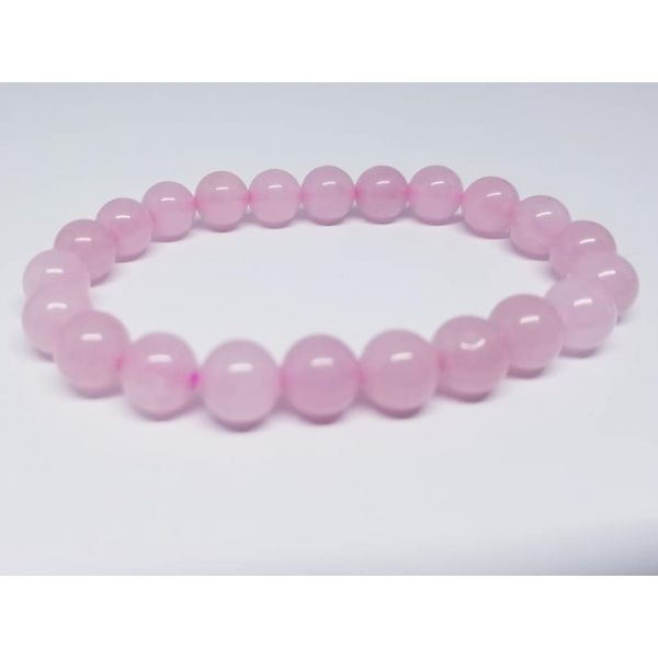 8mm Rose Quartz Beads Stretch Bracelet Barnes Jewelers Goldsboro, NC