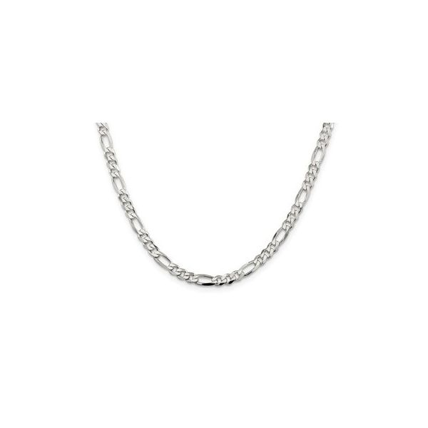 Sterling Silver Figaro Chain  4.25mm x  Length 20
