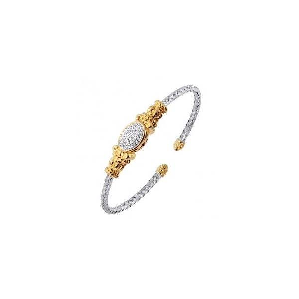 18K gold Plated Rhodium Sterling Silver 