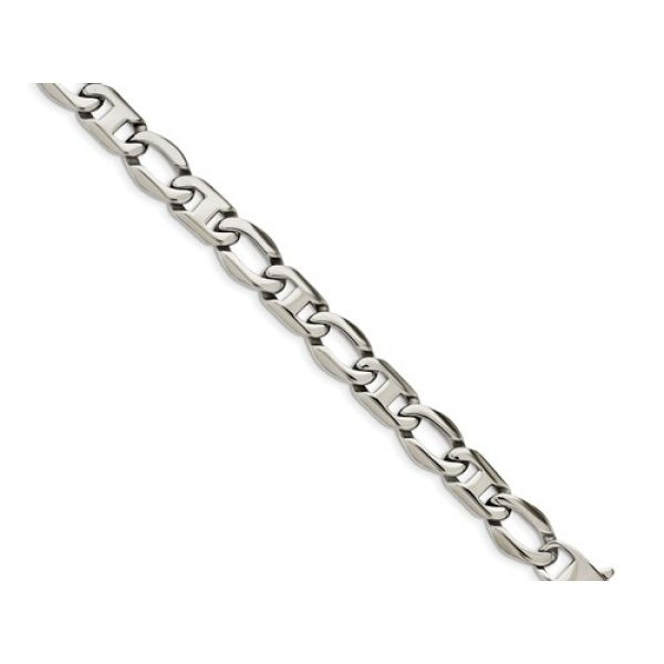 Stainless steel Open Links Bracelet 12mm x  Length  9