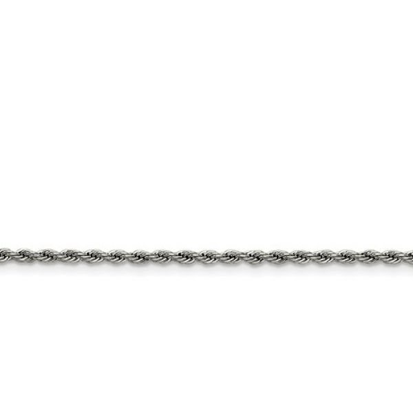 Stainless Steel 2.4mm Rope Chain 22