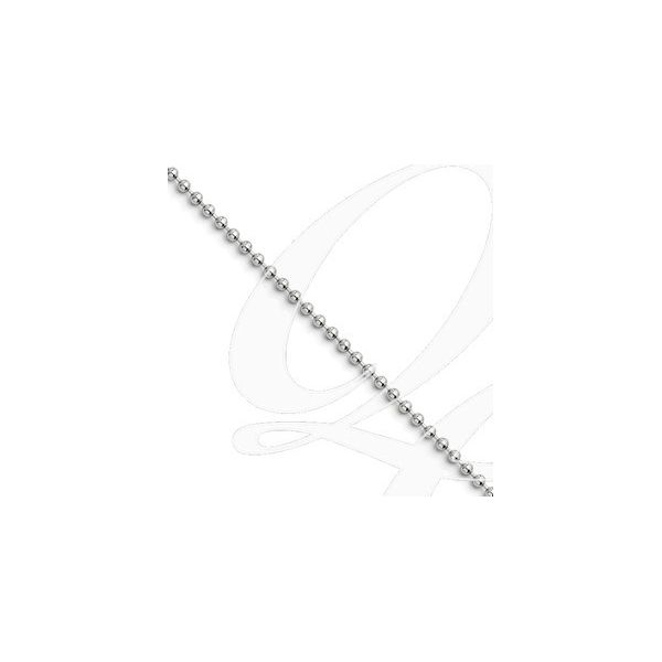 Stainlesssteel 2mm Beaded Ball  Chain 22