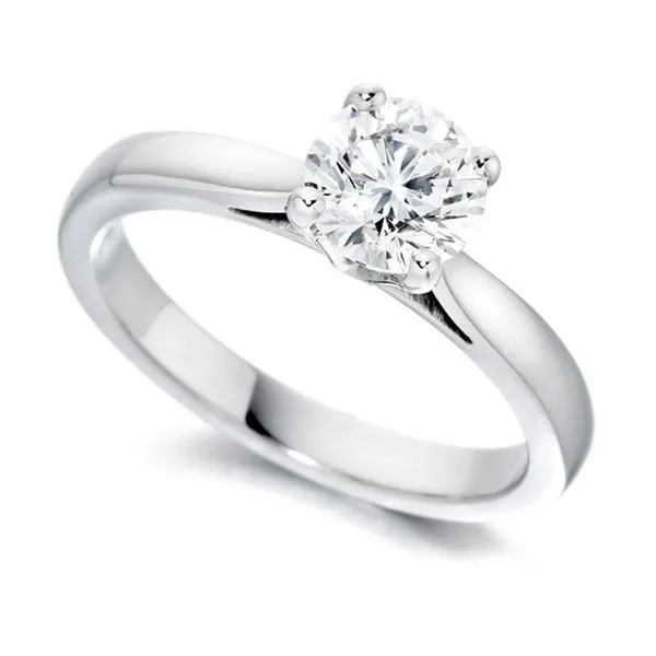 14kw 1.01tw Diamond Fire Polish Solitaire Engagement Ring Barthau Jewellers Stouffville, ON