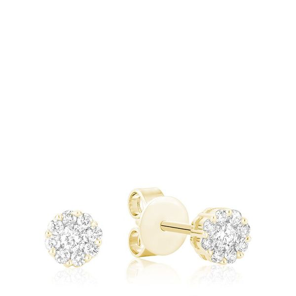10K Yellow Gold 0.35TW Diamond Earrings Barthau Jewellers Stouffville, ON