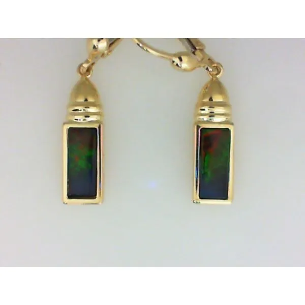 14KY Ammolite Earrings Barthau Jewellers Stouffville, ON