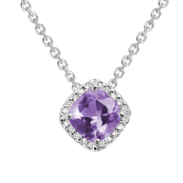 10KW Amethyst & Diamond Necklace Barthau Jewellers Stouffville, ON