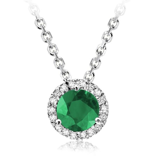 10KW Emerald & Diamond Necklace Barthau Jewellers Stouffville, ON
