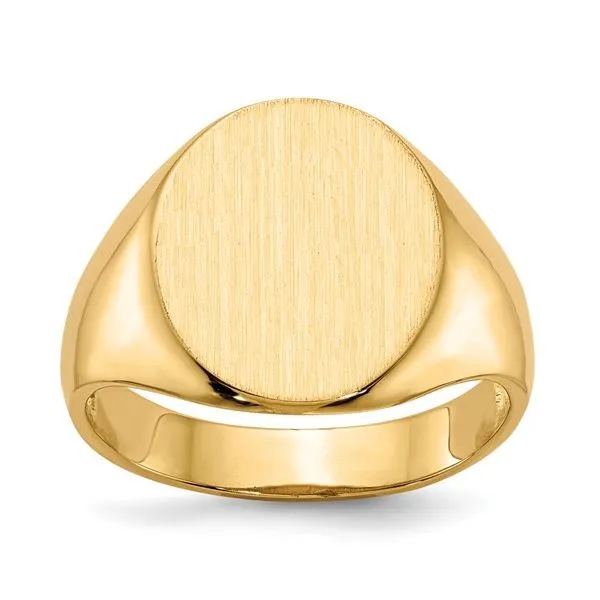 14K Yellow Gold Signet Ring Barthau Jewellers Stouffville, ON