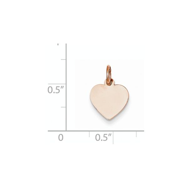 14KR 10MM Heart Necklace Image 3 Barthau Jewellers Stouffville, ON