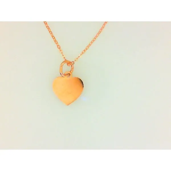 14KR 10MM Heart Necklace Image 2 Barthau Jewellers Stouffville, ON