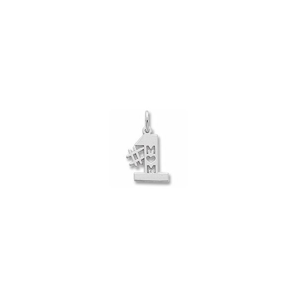 Sterling Silver #1 Mom Charm Barthau Jewellers Stouffville, ON