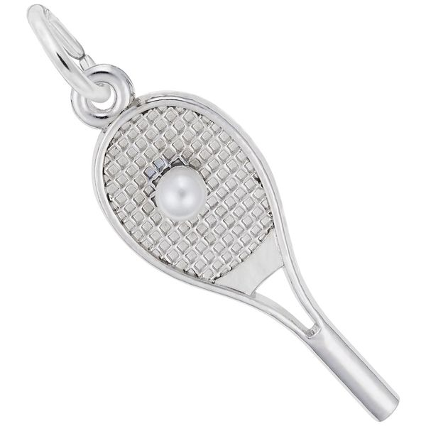 Sterling Silver Tennis Racquet Charm Barthau Jewellers Stouffville, ON