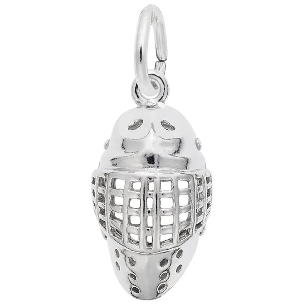 Sterling Silver Goalie Mask Charm Barthau Jewellers Stouffville, ON