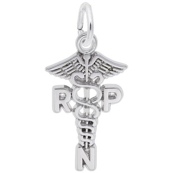 Sterling Silver RPN Caduceus Charm Barthau Jewellers Stouffville, ON