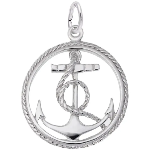 Sterling Silver Anchor Charm Barthau Jewellers Stouffville, ON