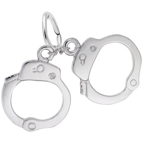 Sterling Silver Handcuffs Charm Barthau Jewellers Stouffville, ON